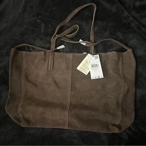 Mango SUEDE SHOPPER BAG
